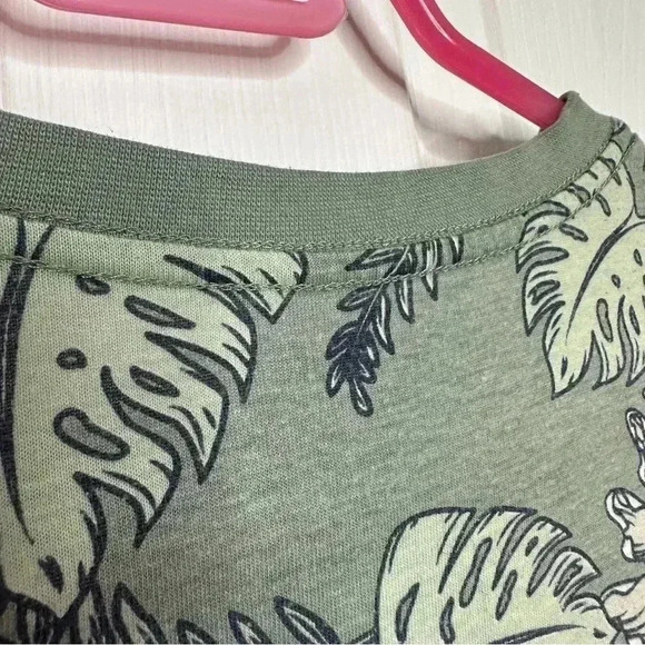 Bluenotes T-Shirt Longline Leaves Green Size  Medium - Picture 16 of 16